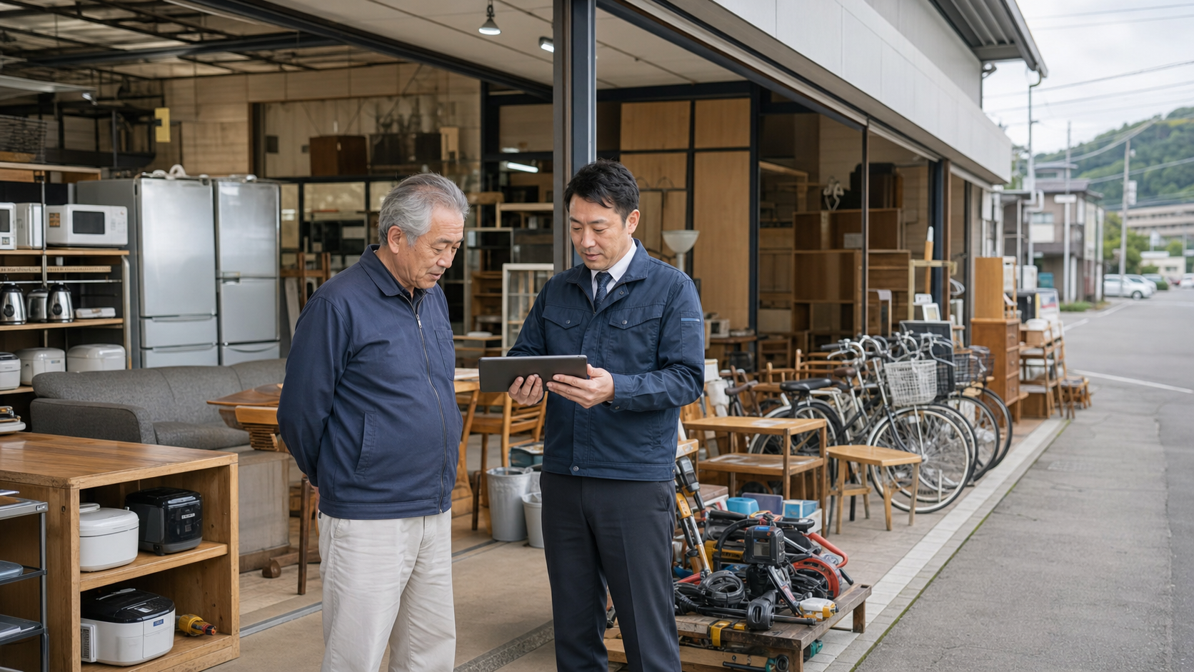匿名モデル事例地方ロードサイド型リユース店を物流・回収網のある企業へ譲渡したケース