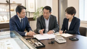 金・貴金属・ジュエリー買取店のM&Aで評価される真贋力・相場管理・在庫回転